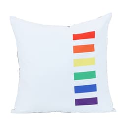 หมอนอิง รุ่นเรนโบว์ บาร์โค้ด ขนาด 45 x 45 ซม. - คละสี