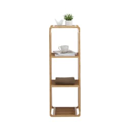 ชั้นวางของ 3 ชั้น รุ่นโอนิซึกะ ขนาด 33 x 33 x 96 ซม. - สีธรรมชาติ
