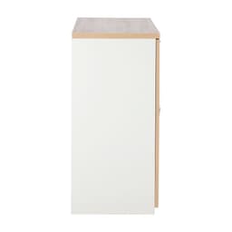 ตู้เตี้ย รุ่นอัลบ้า ขนาด 80 x 40 x 83 ซม. - สีชิโมแอช/ขาว