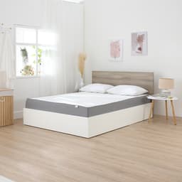 furinbox ที่นอน รุ่นโอเรี้ยน ขนาด 6 ฟุต หนา 8 นิ้ว - สีขาว/เทา
