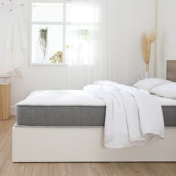 furinbox ที่นอน รุ่นเวสตั้น ขนาด 5 ฟุต หนา 8 นิ้ว - สีขาว/เทา
