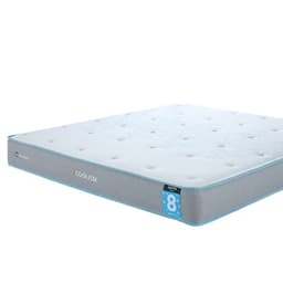 furinbox ที่นอน รุ่นคูลลิซึ่ม ขนาด 5 ฟุต หนา 8 นิ้ว - สีขาว/เทา
