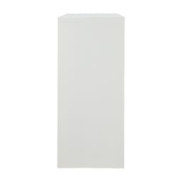 Furinbox ตู้เหล็กบานเลื่อน รุ่นโซลิด สูง 90 ซม. - สีขาว