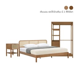 ชุดห้องนอน รุ่นทาคายามะ ขนาด 6 ฟุต (3ชิ้น/ชุด) ราคาพิเศษ!