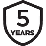 5 year warranty Icon