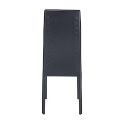 เก้าอี้ทานอาหารหนังแข็ง รุ่นมาร์โค่ - สีดำ