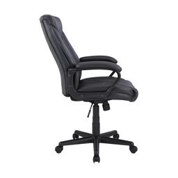 เก้าอี้สำนักงาน PVC รุ่นการอน - สีดำ