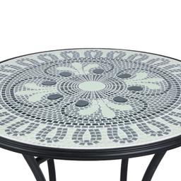 ชุดโต๊ะสนาม รุ่นเทรซ่า (โต๊ะ 1+เก้าอี้ 2) - สีเทา