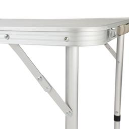 ชุดโต๊ะสนาม รุ่นพาสซีฟ (โต๊ะ 1+เก้าอี้ 4) - สีขาว/เทาเข้ม