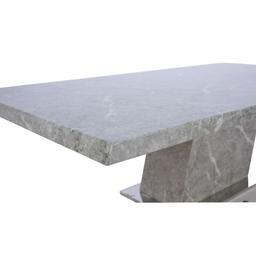โต๊ะกลางหินอ่อน รุ่นอัลลาโน่ ขนาด 130 ซม. - สีเทาอ่อน
