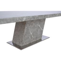 โต๊ะกลางหินอ่อน รุ่นอัลลาโน่ ขนาด 130 ซม. - สีเทาอ่อน