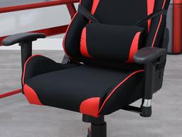 เก้าอี้สำนักงานพนักพิงสูง รุ่นเฮลิออส - สีดำ/แดง