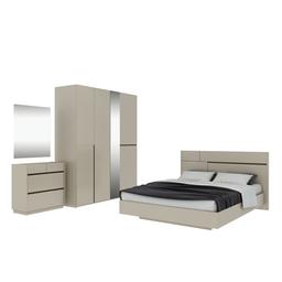 ชุดห้องนอน รุ่นปาลาสโซ่ (เตียงนอน+ตู้เสื้อผ้า 4 บาน+โต๊ะเครื่องแป้ง)
