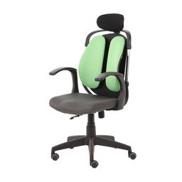 เก้าอี้เพื่อสุขภาพ เออร์โกเทรน รุ่น Dual-03GFF - สีเขียว/ดำ