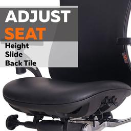 เก้าอี้เพื่อสุขภาพ เออร์โกเทรน รุ่น Ultimate Portsea - สีดำ