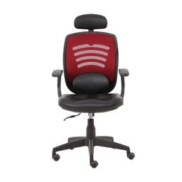 เก้าอี้เพื่อสุขภาพ เออร์โกเทรน รุ่น Wifi-01RMP - สีแดง/ดำ