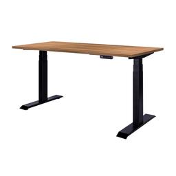 โต๊ะทำงานปรับระดับ เออร์โกเทรน รุ่นเจน 3 ขนาด 200 ซม. - สีทีค/ดำ