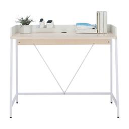 โต๊ะทำงาน รุ่นซันนี - สีขาว/ไลท์ โอ๊ค