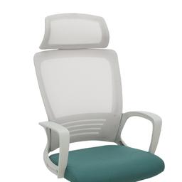 เก้าอี้สำนักงานพนักพิงสูง รุ่นเวอริเดียน - สีขาว/เขียว