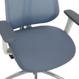 เก้าอี้เพื่อสุขภาพพนักพิงสูง รุ่นแอลลี่ - สีน้ำเงิน