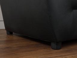 โซฟา PVC 3 ที่นั่ง รุ่นแมกซ์ - สีดำ