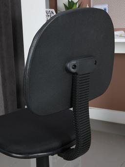 เก้าอี้สำนักงานพนักพิงเตี้ย รุ่นจอห์นพลัส - สีดำ