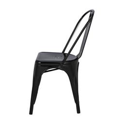 เก้าอี้ทานอาหารเหล็ก รุ่นจีลอง - สีดำ