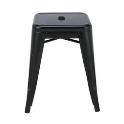 เก้าอี้สตูลเหล็ก รุ่นจีลอง - สีดำ