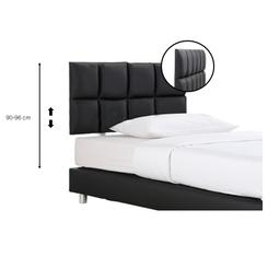 เตียงนอน PVC รุ่นกริซ ขนาด 3.5 ฟุต - สีดำ