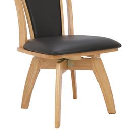 เก้าอี้ทานอาหาร รุ่นคอมฟรี่ - สีธรรมชาติ/น้ำตาลเข้ม