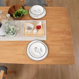 โต๊ะทานอาหาร รุ่นวาซาบิ ขนาด 150 ซม. - สีธรรมชาติ