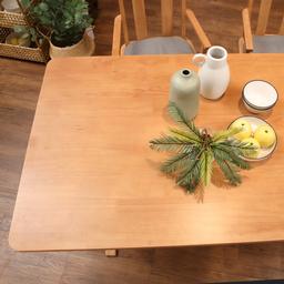 โต๊ะทานอาหาร รุ่นวาซาบิ ขนาด 180 ซม. - สีธรรมชาติ