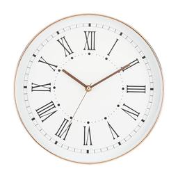 นาฬิกาติดผนัง รุ่นอะนิลสัน ขนาด 12 นิ้ว - สีขาว/ทองแดง