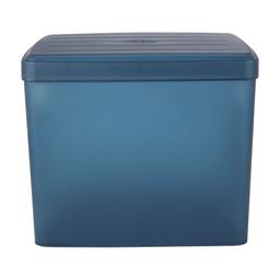 กล่องพร้อมฝา รุ่นเดสไทโน่ ขนาด 18 ลิตร - สีน้ำเงิน/ใสขุ่น