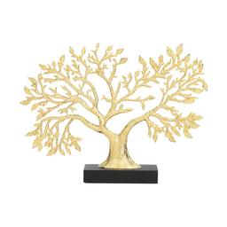 รูปปั้นต้นไม้ รุ่นโกลด์ลี่โกรว ขนาด 8.26 นิ้ว - สีทอง/ดำ