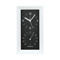 นาฬิกาปลุก รุ่นชาลี่ย์ ขนาด 8 นิ้ว - สีดำ/ขาว