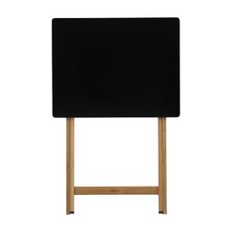 โต๊ะพับ รุ่นมินิโตะ - สีดำ/ธรรมชาติ