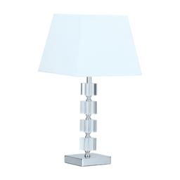 โคมไฟตั้งโต๊ะ รุ่นแอนโทเนีย - สีขาว/เงิน