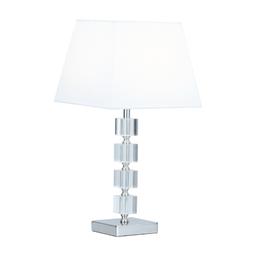 โคมไฟตั้งโต๊ะ รุ่นแอนโทเนีย - สีขาว/เงิน