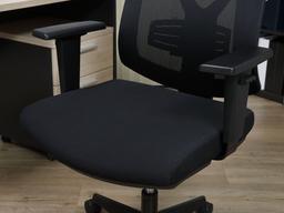 เก้าอี้สำนักงานพนักพิงกลาง รุ่นบาโรโน่ - สีดำ