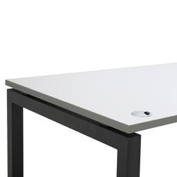 โต๊ะทำงาน รุ่นจอยน์ ขนาด 160 ซม. - สีขาว/ดำ