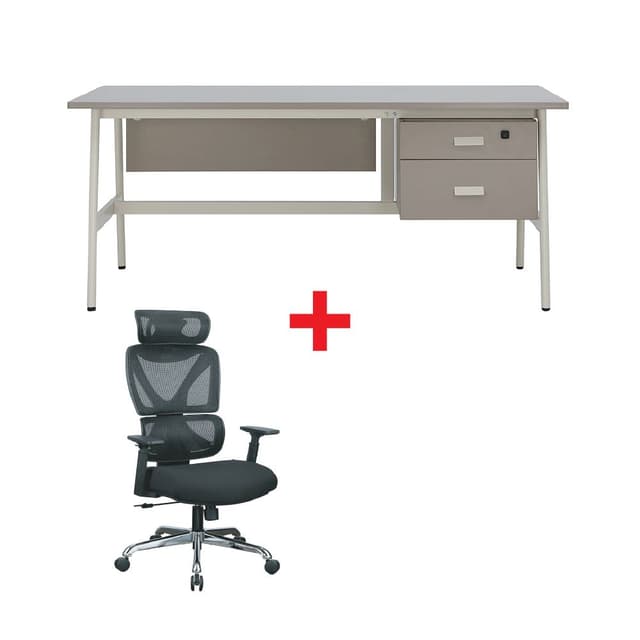 ซื้อโต๊ะผู้บริหาร รุ่นยังโนเบิล ขนาด 180 ซม. พร้อมเก้าอี้สำนักงาน รุ่นเอ็กโกโนมิก ราคาพิเศษ!