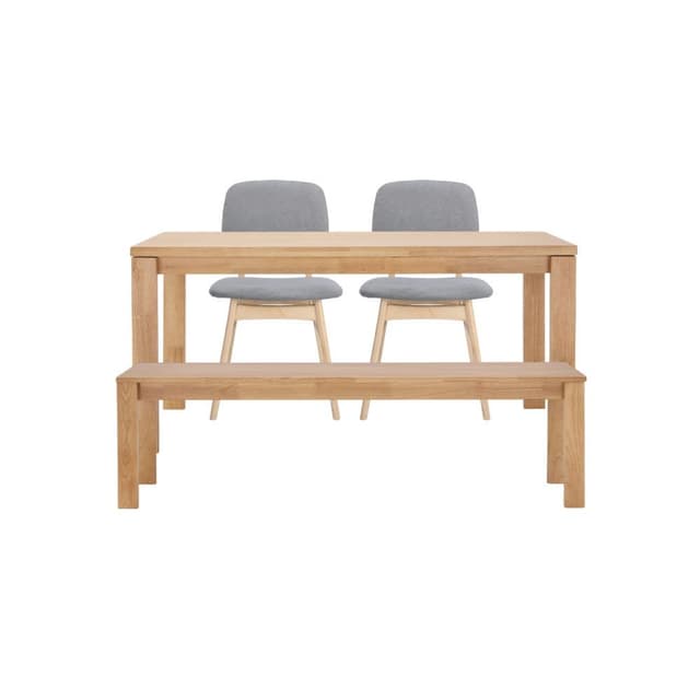 ชุดโต๊ะอาหาร รุ่นเซอราโน่+คอลค้อท+ม้านั่ง ขนาด 160 ซม. (4 ที่นั่ง) ราคาพิเศษ!