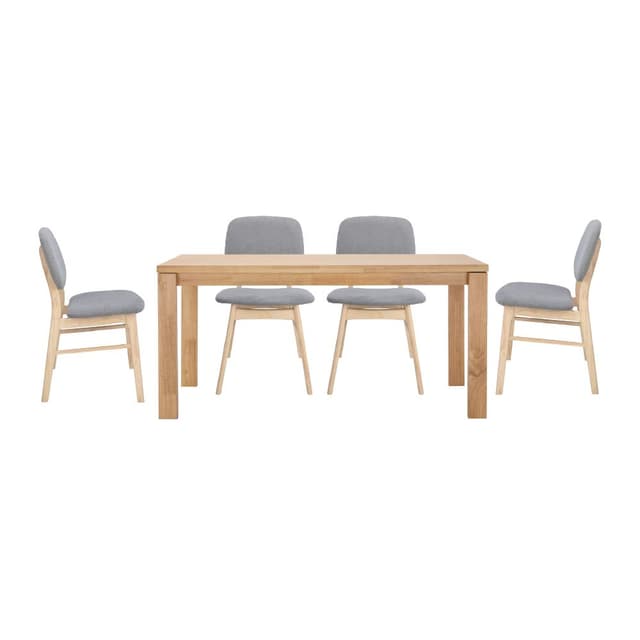 ชุดโต๊ะอาหาร รุ่นเซอราโน่+คอลค้อท ขนาด 160 ซม. (4 ที่นั่ง) ราคาพิเศษ!