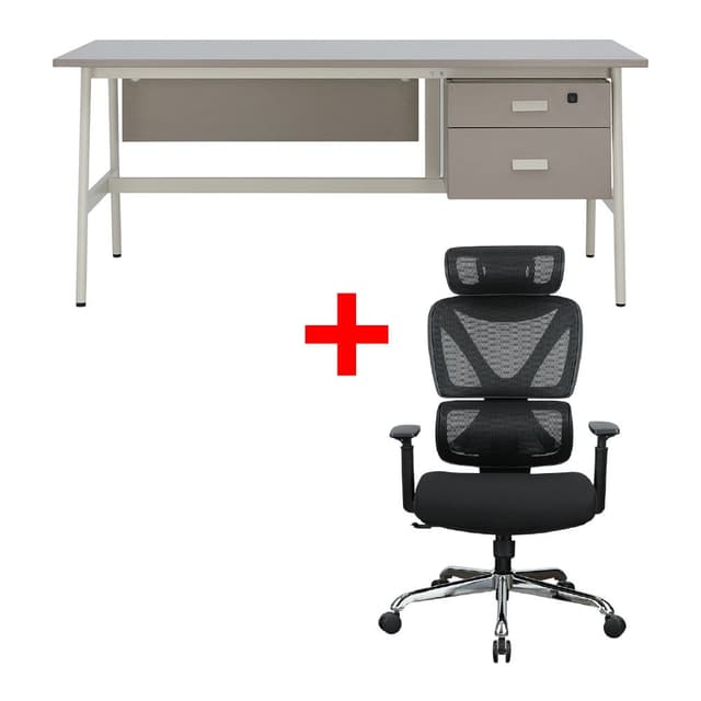 ซื้อโต๊ะผู้บริหาร รุ่นยังโนเบิล ขนาด 180 ซม. พร้อมเก้าอี้สำนักงาน รุ่นเอ็กโกโนมิก ราคาพิเศษ!