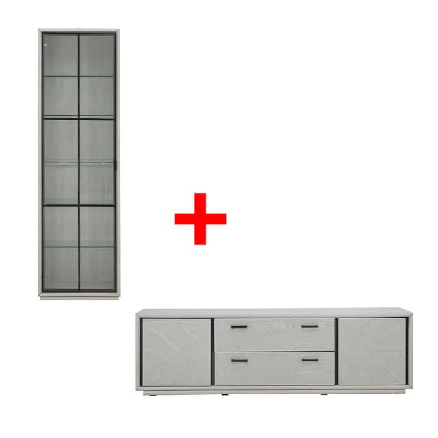 ซื้อตู้โชว์ รุ่นชาโตว์ พร้อมตู้วางทีวี รุ่นชาโตว์ ราคาพิเศษ!