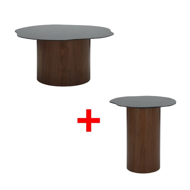 ซื้อโต๊ะกลาง รุ่นคลาซ ขนาด 84 ซม. พร้อมโต๊ะข้าง รุ่นคลาซ ขนาด 48 ซม. ราคาพิเศษ!