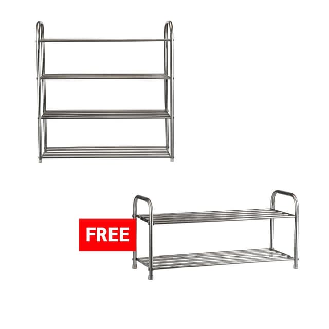 ซื้อชั้นวางรองเท้า 4 ชั้น รุ่นโอเมน แถมฟรี! ชั้นวางรองเท้า 2 ชั้น รุ่นโอเมน