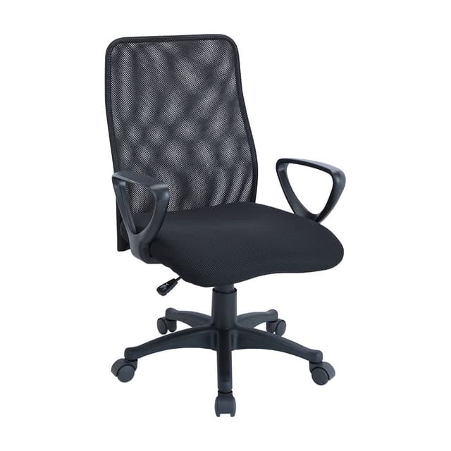 เก้าอี้สำนักงาน รุ่นท๊อปเปอร์ - สีดำ