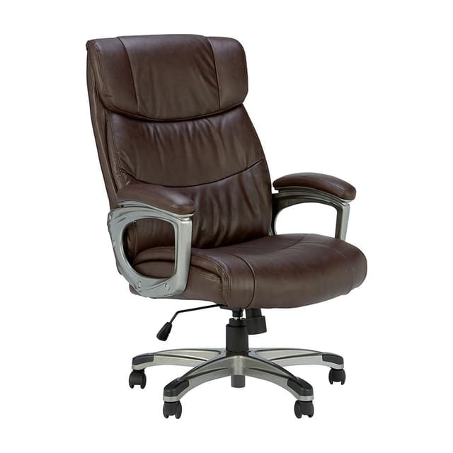 เก้าอี้สำนักงานพนักพิงสูง รุ่นวอร์เรน - สีน้ำตาล